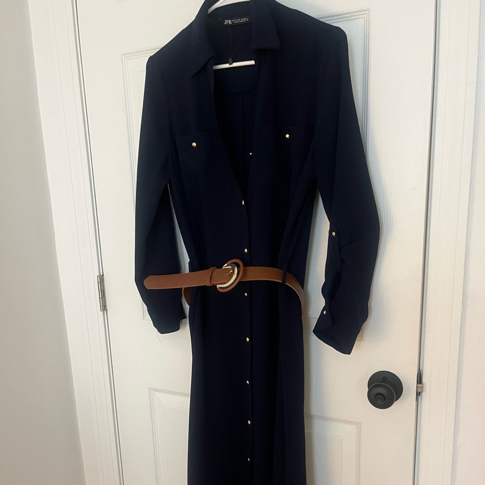 Zara Navy dress